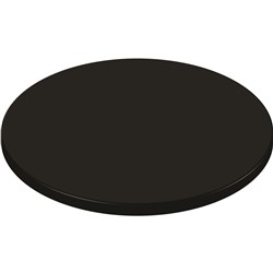 SM France Round Table Top Indoor Outdoor Use 600mm Diameter Black