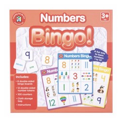 Learning Can Be Fun Numbers Bingo