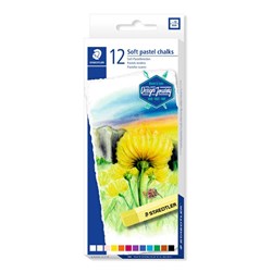 Staedtler 2430 Design Journey Soft Pastel Chalks Assorted Box Of 12