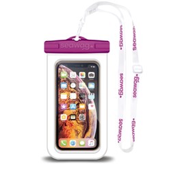 Seawag Elementproof Waterproof Phone Case Universal Fit Up To 6.9 Inch White And Purple