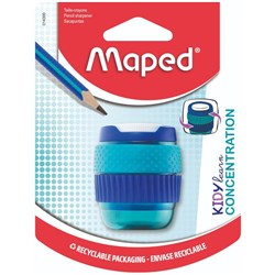 Maped Kidy Learn Concentration Sensory Sharpener 1 Hole Plastic Blue