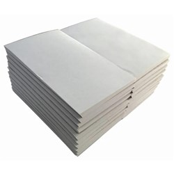 Writer Bank Office Pad 125 x 75mm 100 Sheet Plain White Pack Of 20