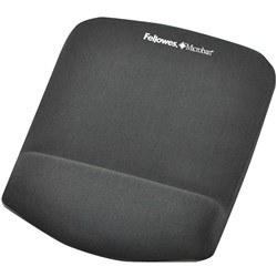 Fellowes PlushTouch Mouse Pad Wrist Rest Graphite