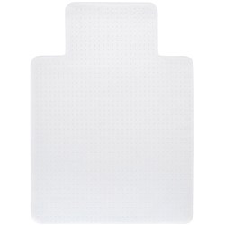 Rapidline Chair Mat Dimpled Base For Low Pile Carpet 91.5 x 120cm Frosted