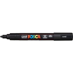 Uni Posca PC-5M Paint Marker Medium 2.5mm Bullet Tip Black
