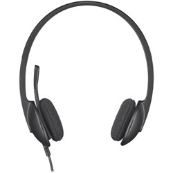 Logitech H340 USB Computer Headset With Noise Cancelling Mic Black