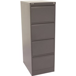 Rapidline Go Vertical Filing Cabinet 4 Drawer 460W x 620D x 1321mmH Graphite Ripple