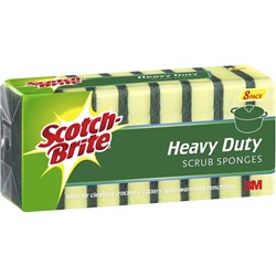 Scotch-Brite Heavy Duty Scrub Sponges Pack Of 8