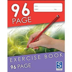 Sovereign Exercise Book 225x175mm 8mm Ruled 96 Page
