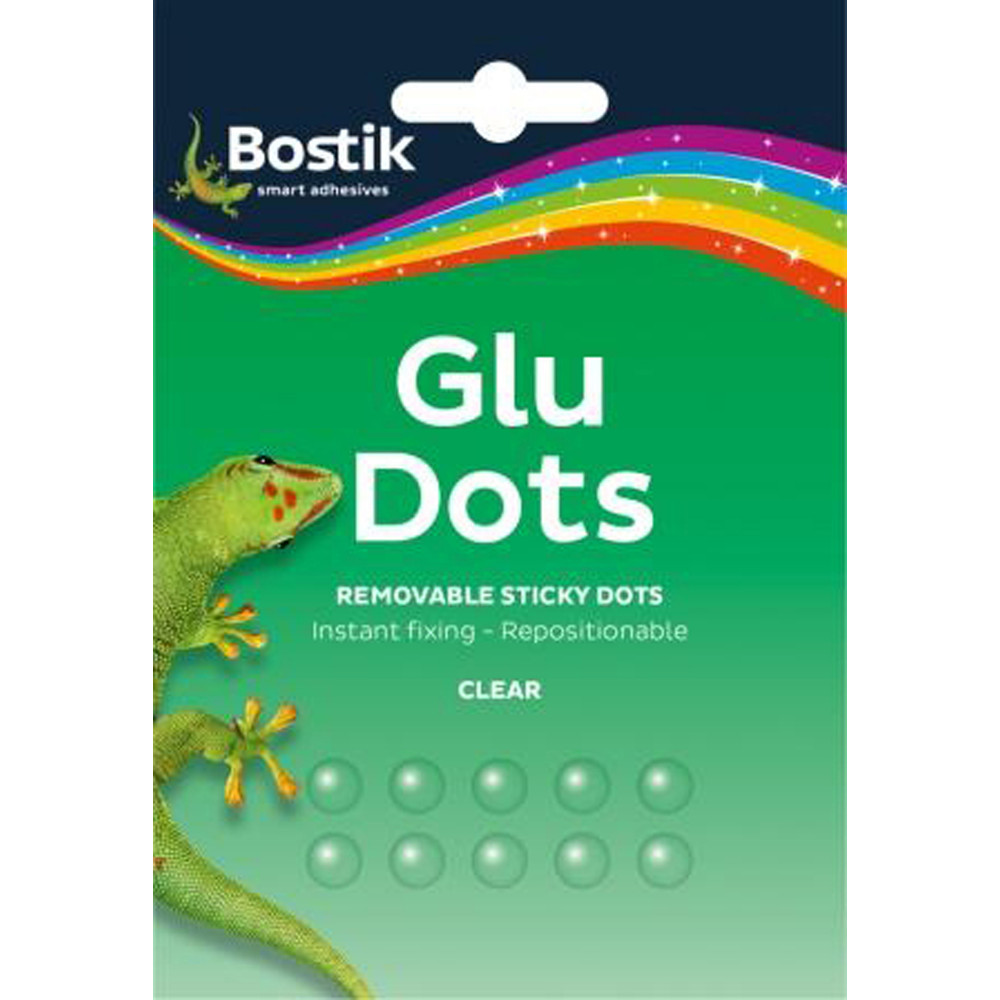 Bostik Removable Glu Dots Repositionable Pack of 64