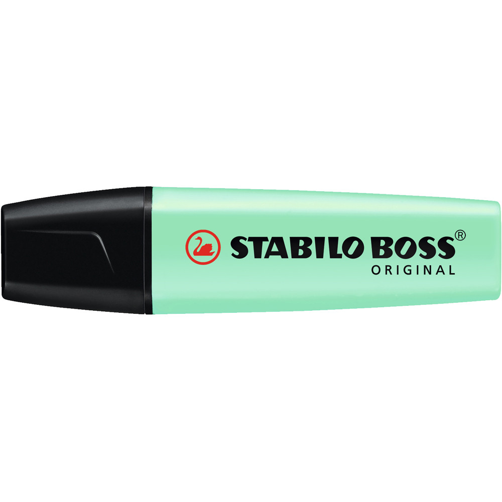 Stabilo Boss 70/116 Highlighters Chisel 2-5mm Pastel Mint Box Of 10