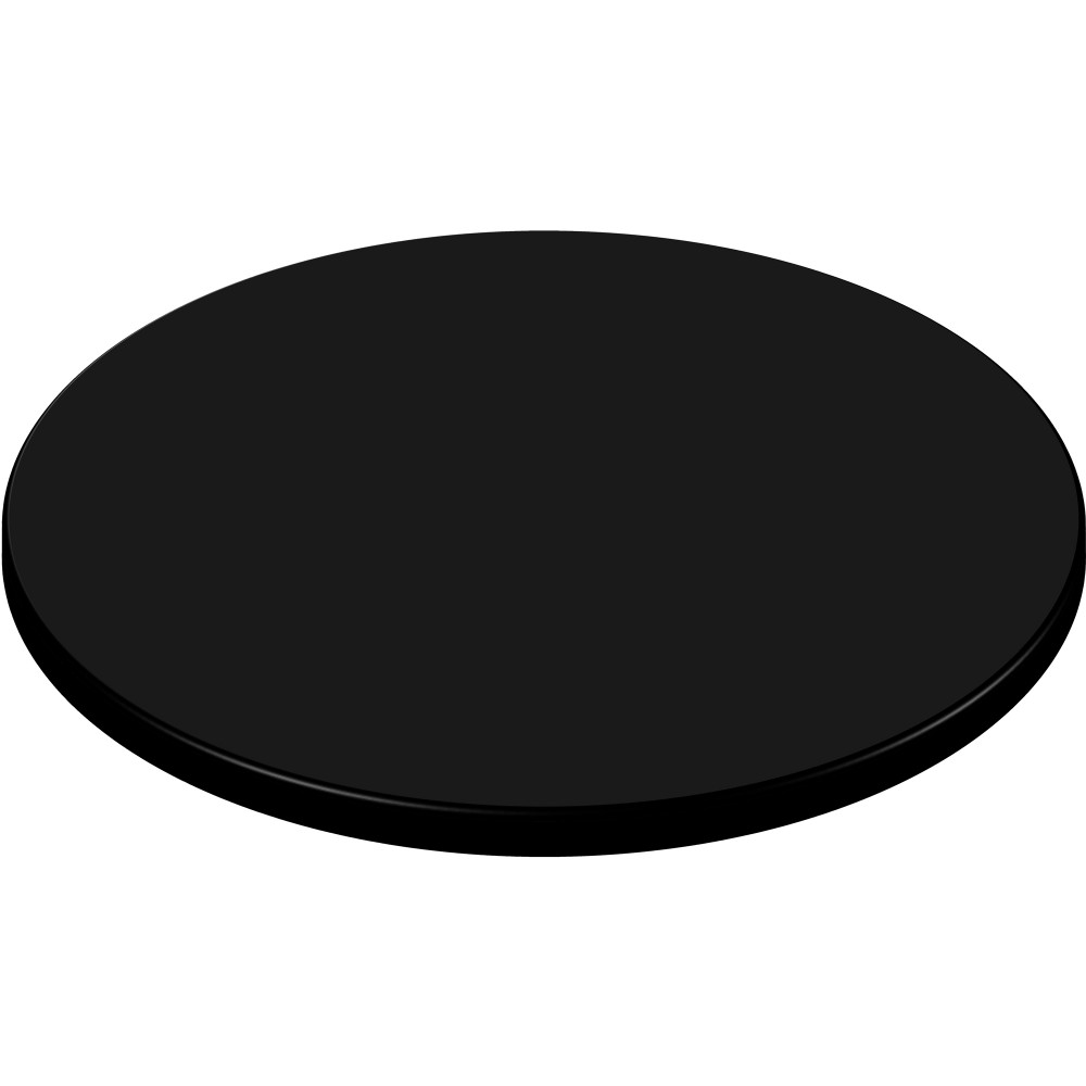 SM France Round Table Top Indoor Outdoor Use 600mm Diameter Black