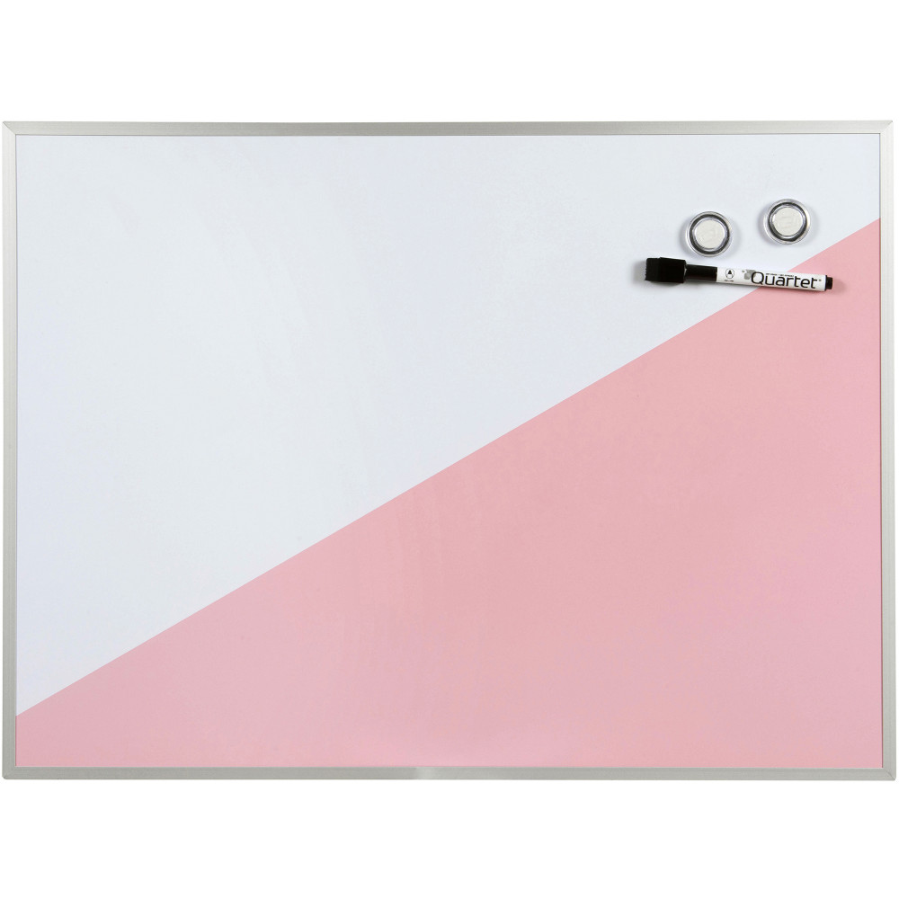 Quartet Geo Dry Erase Whiteboard 430 x 580mm Pink