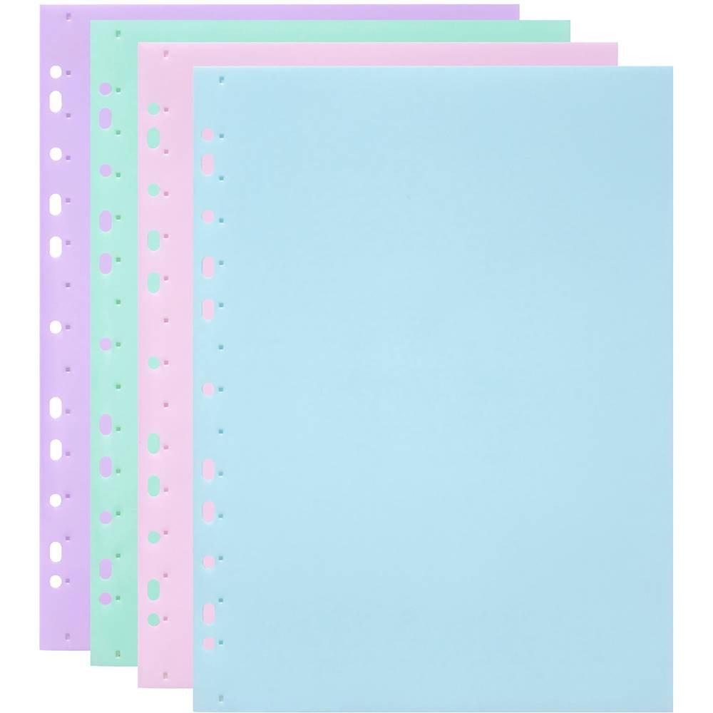 Marbig Soft Touch Binder Display Book A4 10 Pocket Pastel Assorted Box Of 24