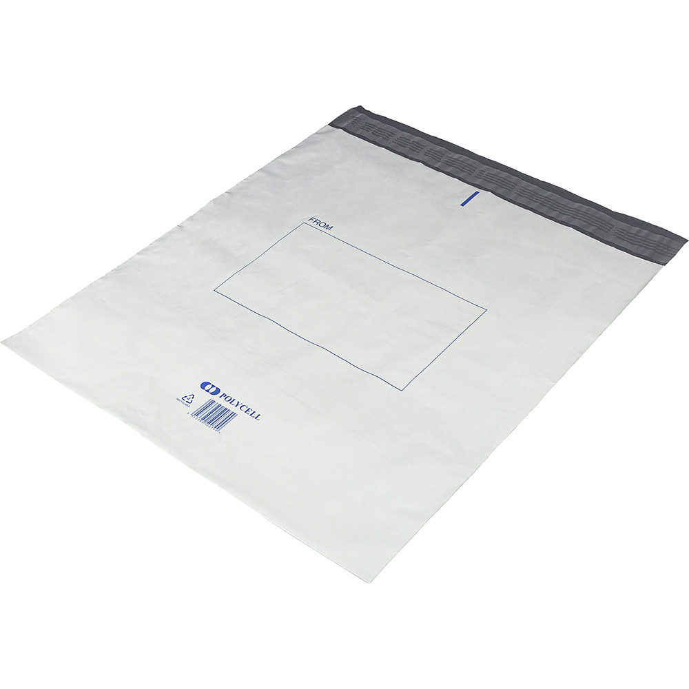 Protext Polycell Plastic Courier Bag 190mm x 260mm White Carton of 2000