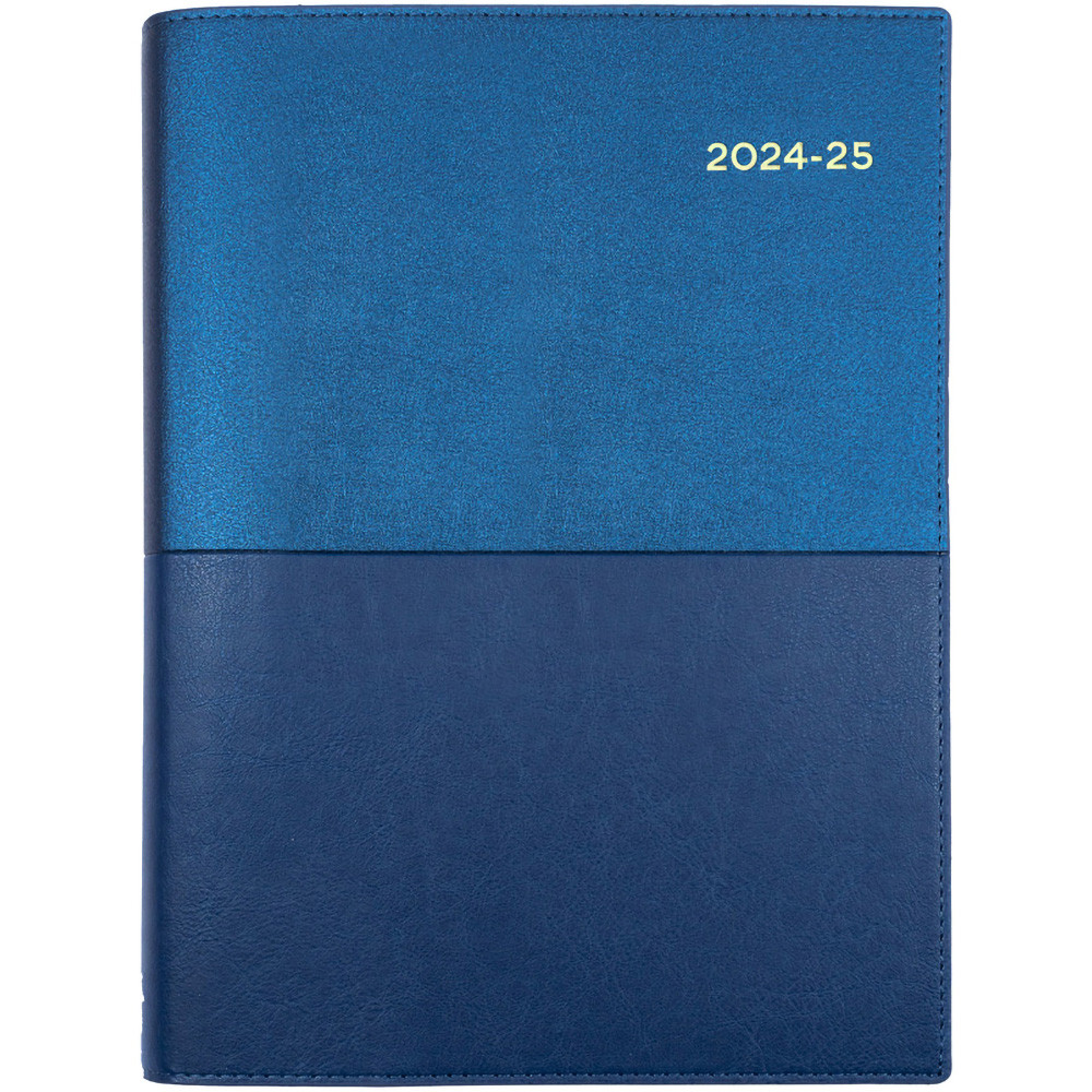 Collins Vanessa Financial Year Diary A5 Day To Page Blue