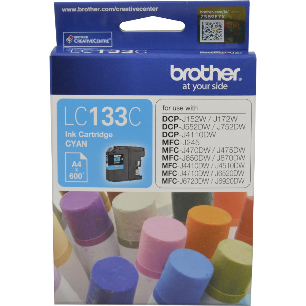 Brother LC-133C Ink Cartridge Cyan