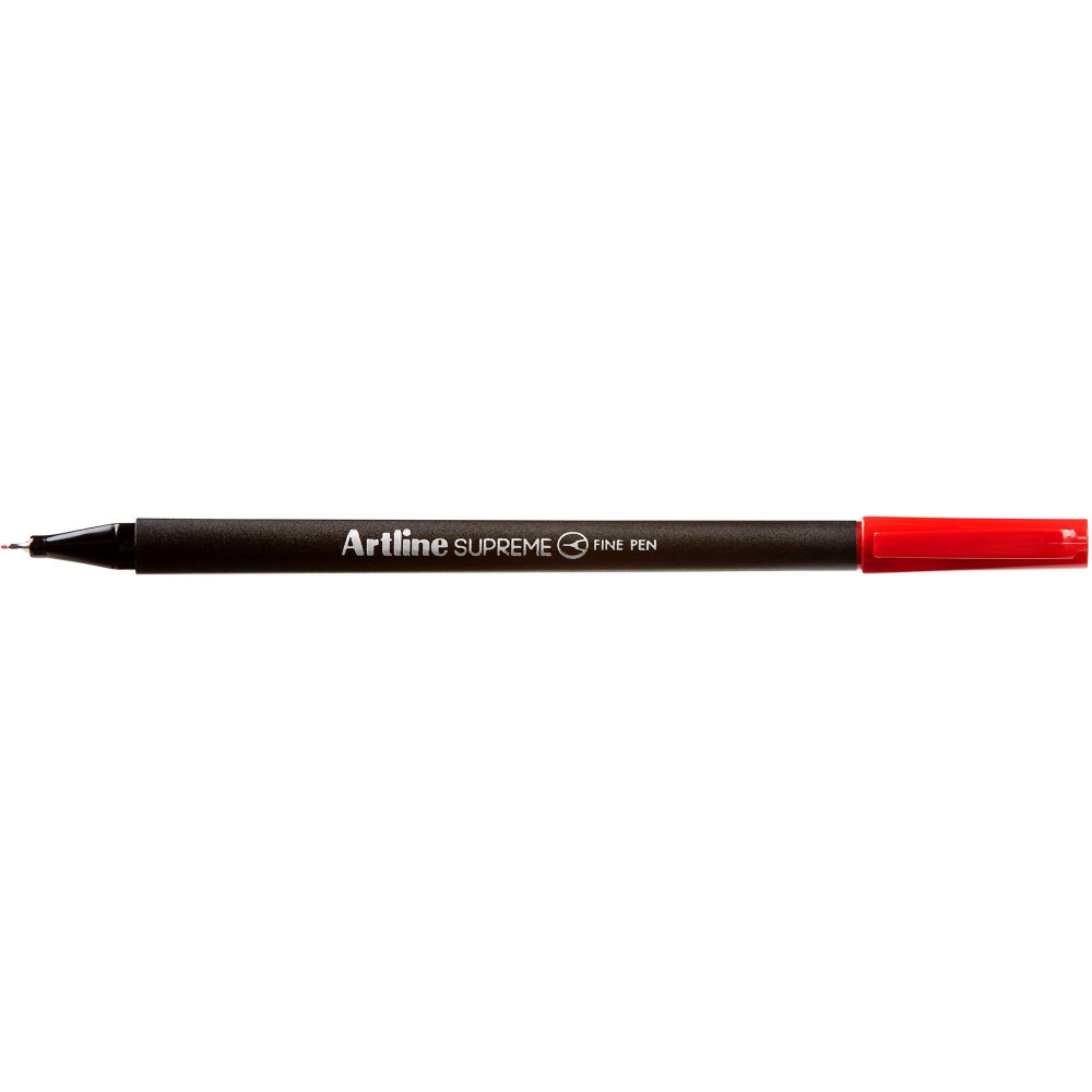 Artline Supreme Fineliner Pen 0.4mm Red Pack Of 12