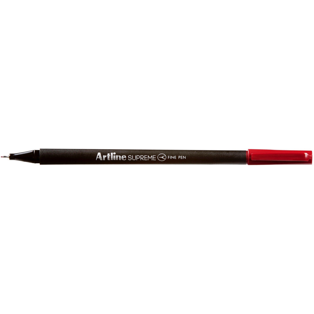 Artline Supreme Fineliner Pen 0.4mm Dark Red Pack Of 12