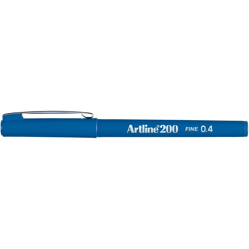 Artline 200 Fineliner Pen Fine 0.4mm Royal Blue Pack Of 12