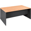 OM Straight Desk 1500W x 750D x 720mmH Beech And Charcoal