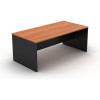 OM Straight Desk 1200W x 750D x 720mmH Cherry And Charcoal