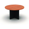OM Round Meeting Table 900 Diameter x 720mmH Cherry And Charcoal