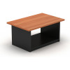 OM Coffee Table 900W x 600D x 450mmH Cherry And Charcoal