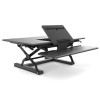 Sylex Arise Ergolator Straight Sit-Stand Riser 915W X 580D x  120-420mmH Black