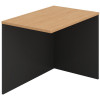 OM Reception Counter Return 900W x 600D x 720mmH Beech And Charcoal