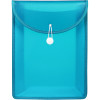 Marbig Document Wallet A4 Top Load 65mm Gusset Aqua