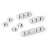 Durable Cavoline Self-Adhesive Cable Clips Mixed Sizes Grey Pack Of 7