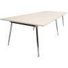 Rapidline Rapid Air Boardroom Table 2400W x 1200D x 750mmH White / Black