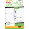Debden Financial Year Dayplanner 140 x 216mm Refill Week To View