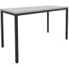 Rapidline Drafting Height Table 1500W x 750D x 900mmH Grey Top Black Frame