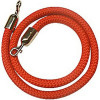 Visionchart Barrier Rope 1.5m Red With Chrome Ends