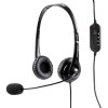 Kensington Stereo USB Headphones With Microphone And Volume Black
