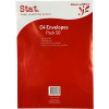 Stat Peel And Seal Envelope C4 Heavy Duty White Pack of 50