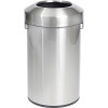 Compass Round Urban Bin Open Top 60 Litres Stainless Steel