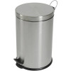 Compass Round Pedal Bin 20 Litres Stainless Steel