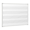 Visionchart Wall Mounted Magnetic Music Whiteboard 1500 x 1200mm