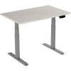 Ergovida Electric  Sit-Stand Desk 1500W x 750D x 620-1280mmH Lightwood/Grey