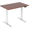 Ergovida Electric  Sit-Stand Desk 1800Wx750D x 620-1280mmH Walnut/White