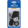 Kevron Office ID Card Holder Kit 4 Pieces Black