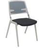 Rapidline Maui Breakout Room Chair 2 Colour Polypropylene Shell Grey Fabric Seat