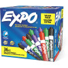 Expo Dry Erase Whiteboard Marker Chisel Tip Assorted Assorted Box of 36