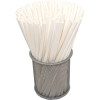 Rainbow 6mm Individually Wrapped Paper Straws White Carton of 2000