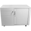Sylex Order Mobile Caddy Right Hand Tambour Door 900W x 520D x 640mmH White