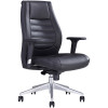 Boston Low Back Executive Chair With Arms Black PU