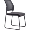 Neo Visitor Chair Mesh Back Black Fabric Seat